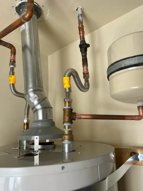 Water heater installation and plumbing repair in Dixie